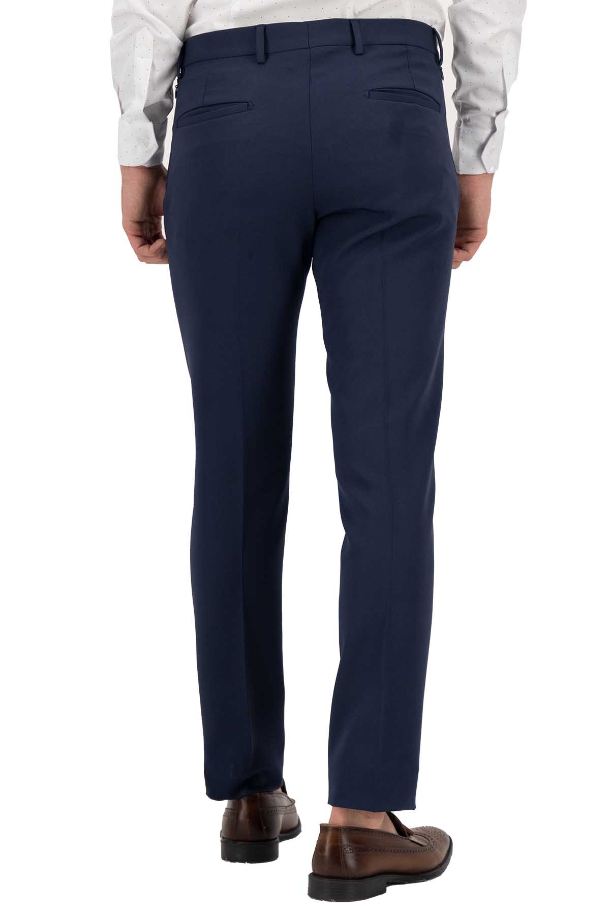 PANTALÓN VESTIR AZUL MARINO SLIM FIT LMENTAL image number 2