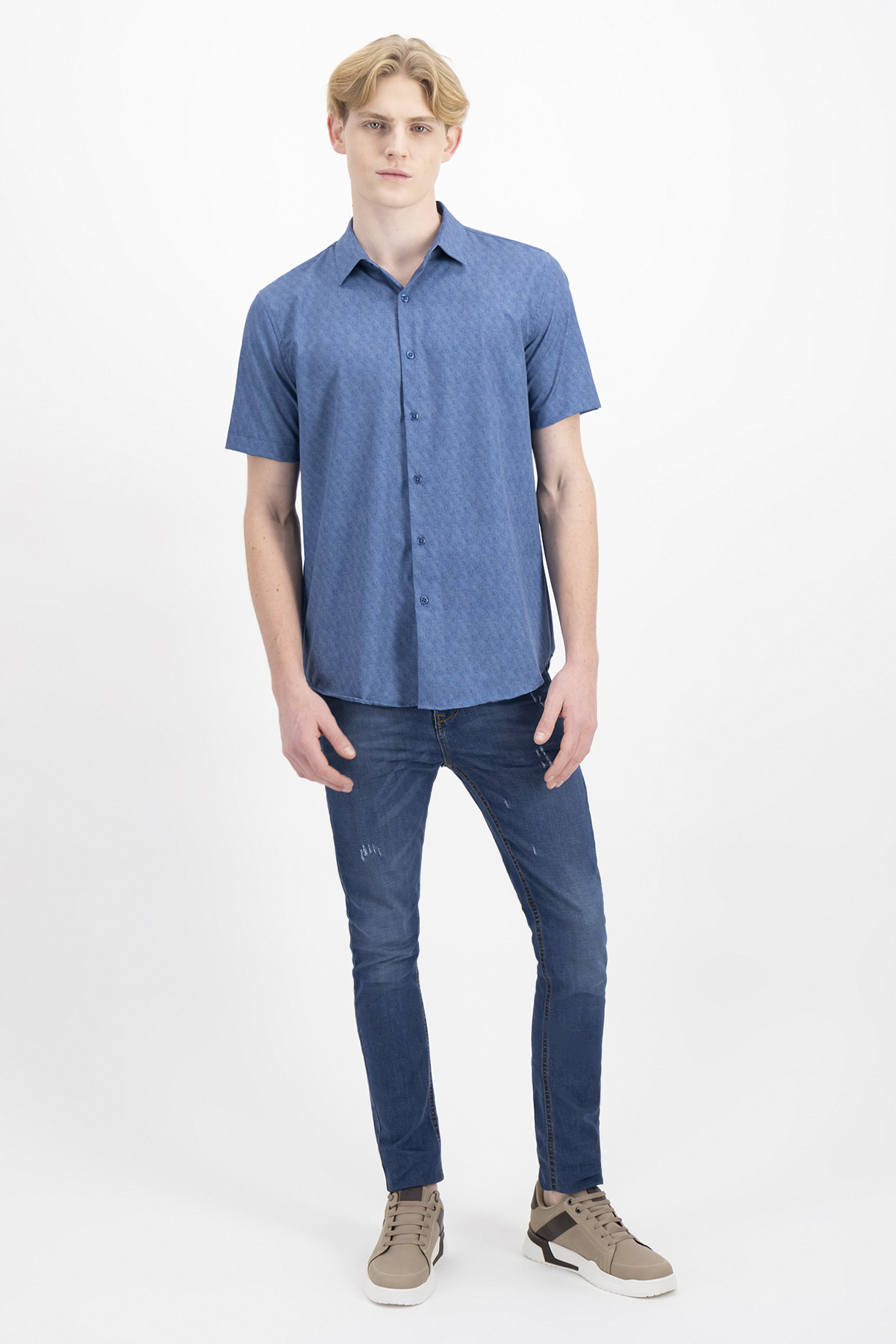 CAMISA CASUAL SLIM FIT LMENTAL image number 3