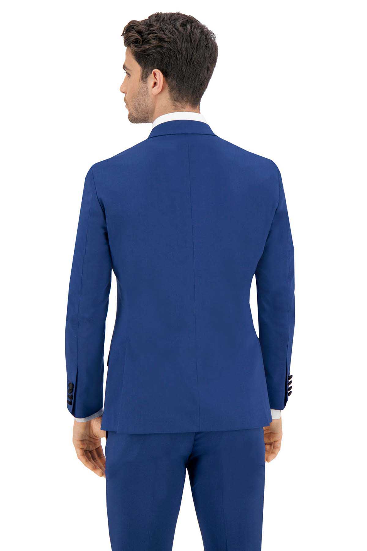 SMOKING AZUL MARINO SLIM FIT LMENTAL image number 3