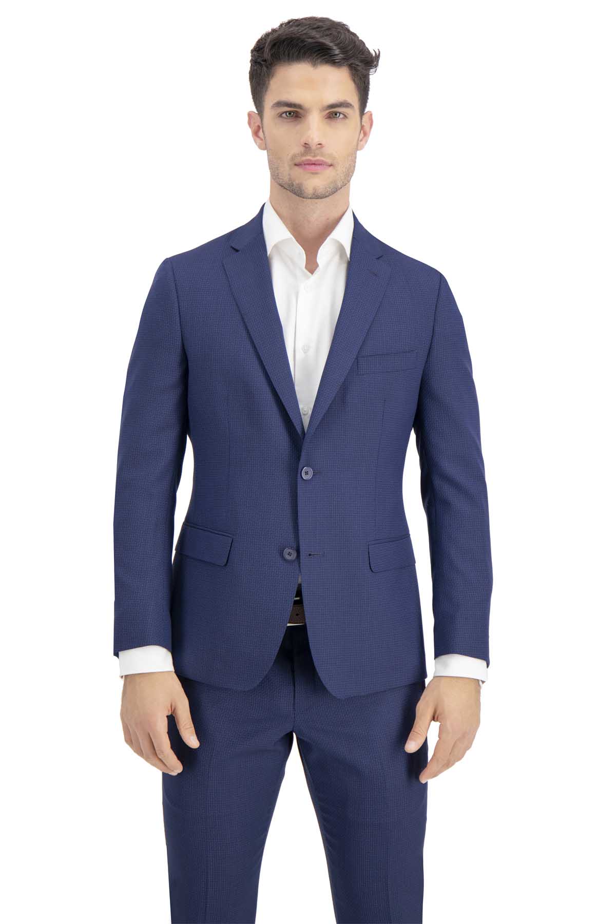 TRAJE AZUL MARINO SLIM LAMBERTI image number 2