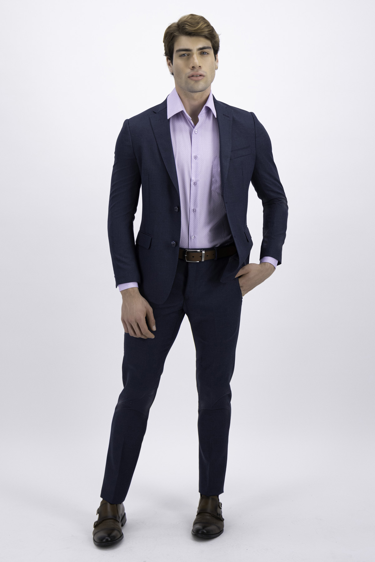 TRAJE SLIM FIT LAMBERTI image number 0