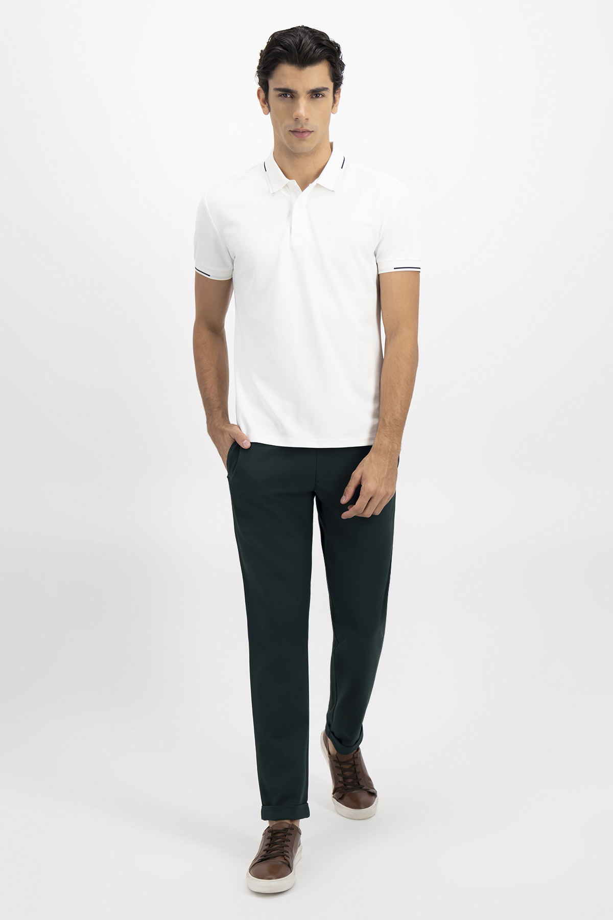 PLAYERA POLO MOVE SLIM FIT LMENTAL image number 3