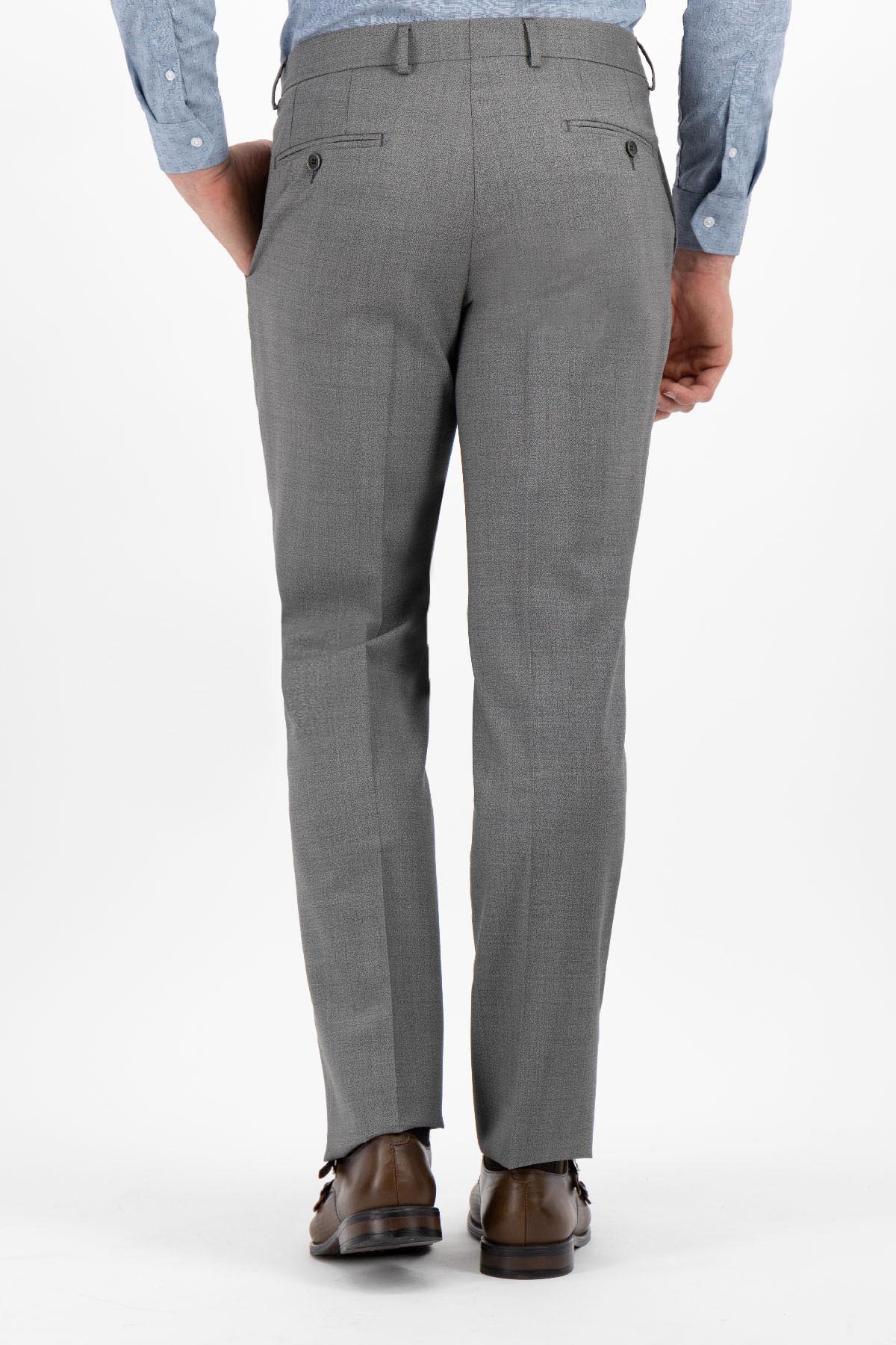 PANTALÓN VESTIR GRIS MODERN FIT LAMBERTI image number 1