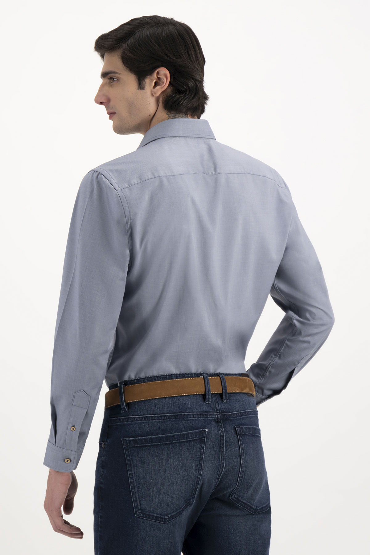 CAMISA CASUAL TLAOLLI SLIM FIT MENS FASHION