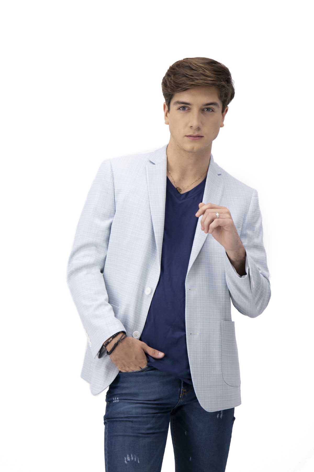 SACO SPORT AZULCLARO SLIM LMENTAL image number 0