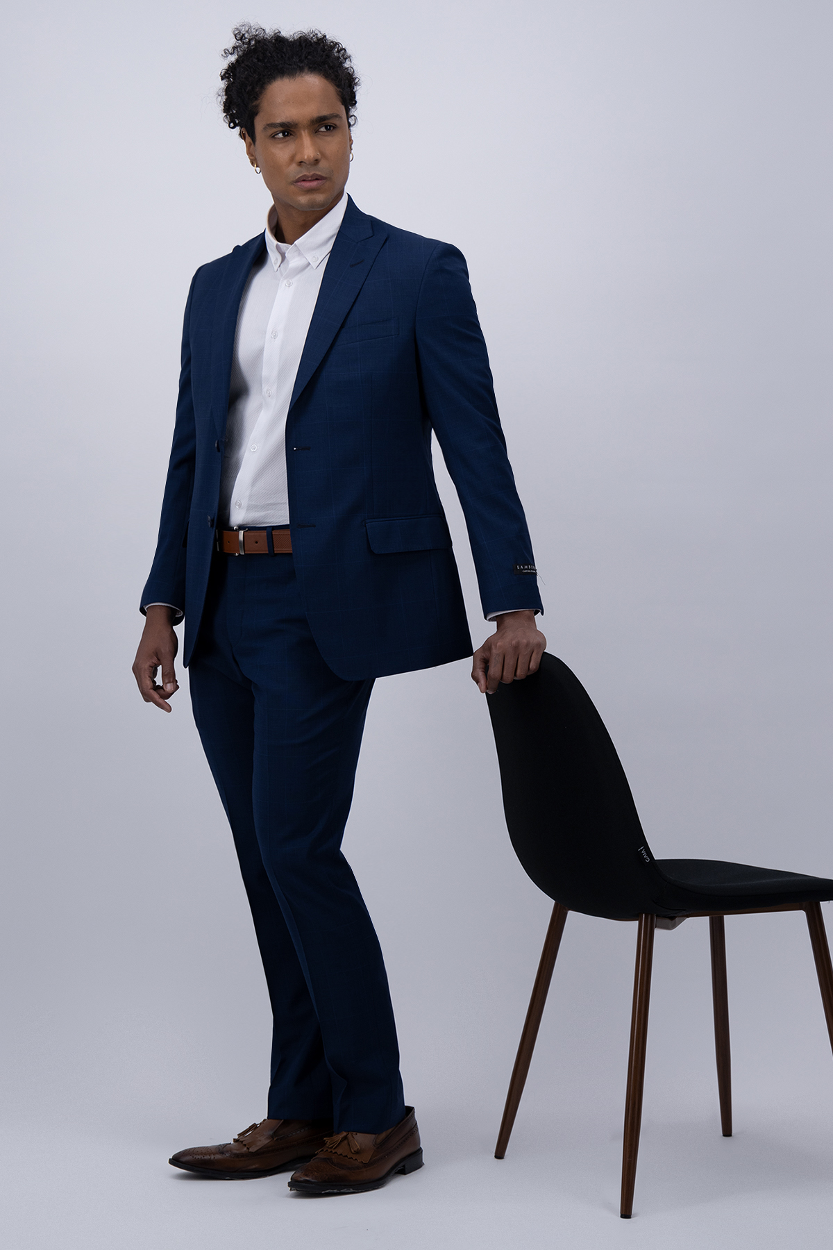 TRAJE AZUL CONTEMPORARY FIT LAMBERTI image number 0