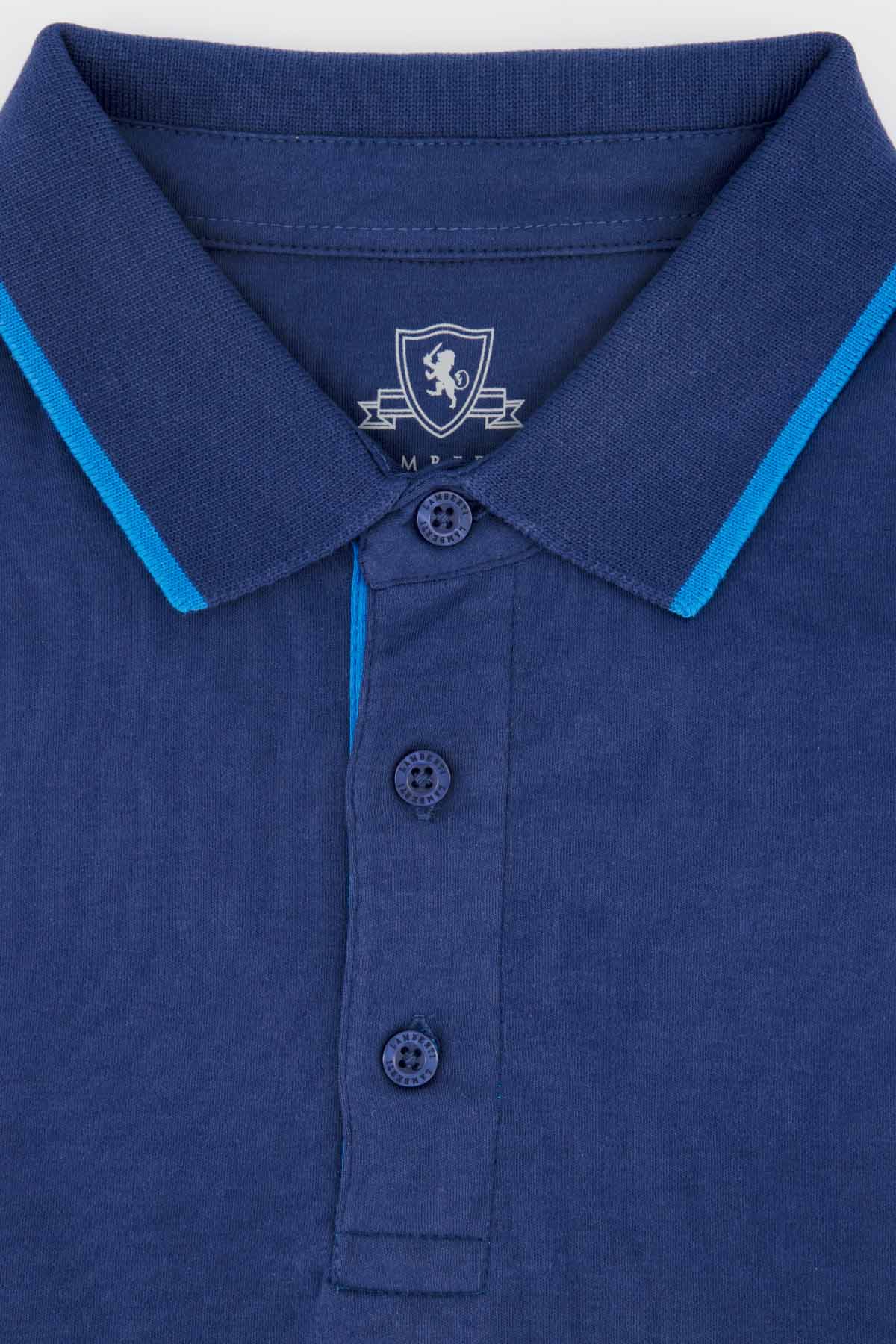 PLAYERA TIPO POLO CONTEMPORARY FIT LAMBERTI image number 4