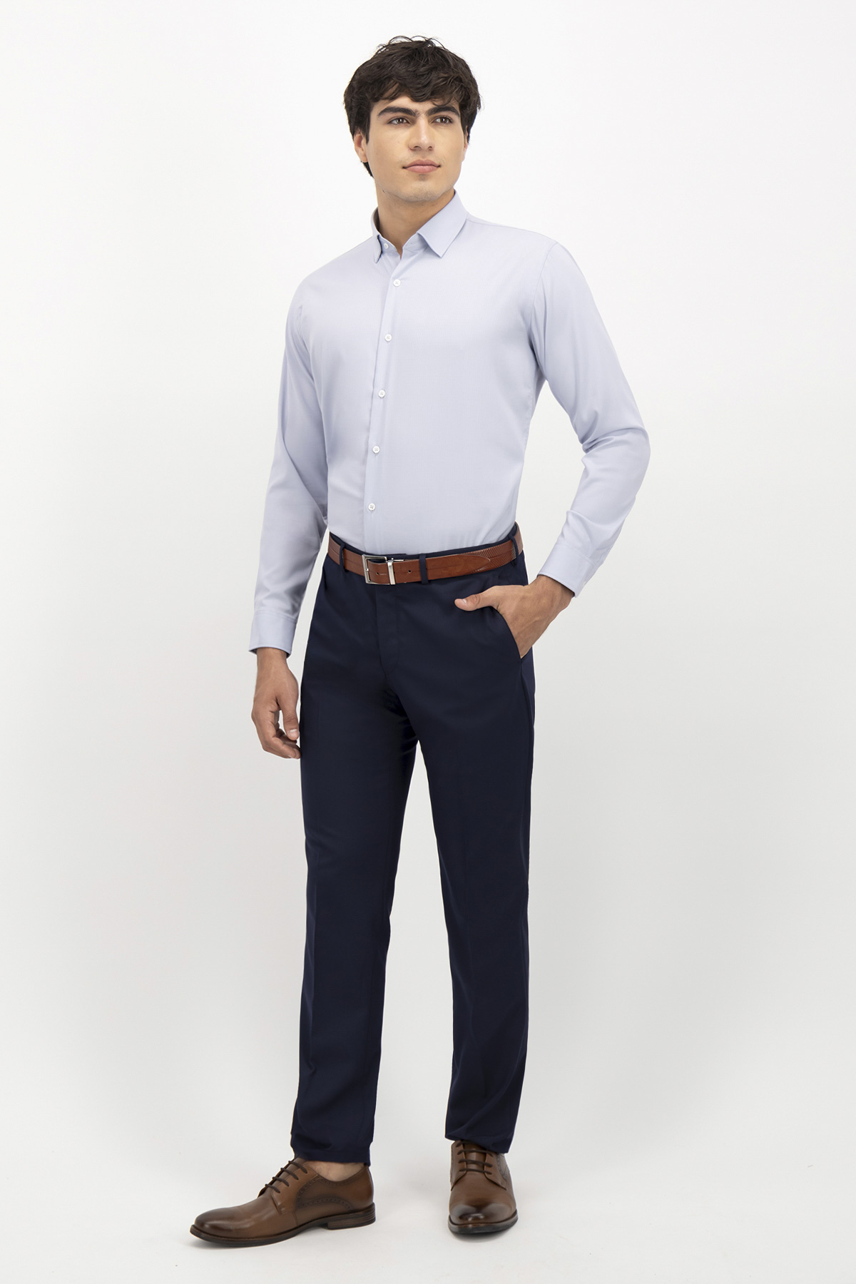 CAMISA FORMAL MILK TOUCH SLIM FIT LMENTAL image number 3