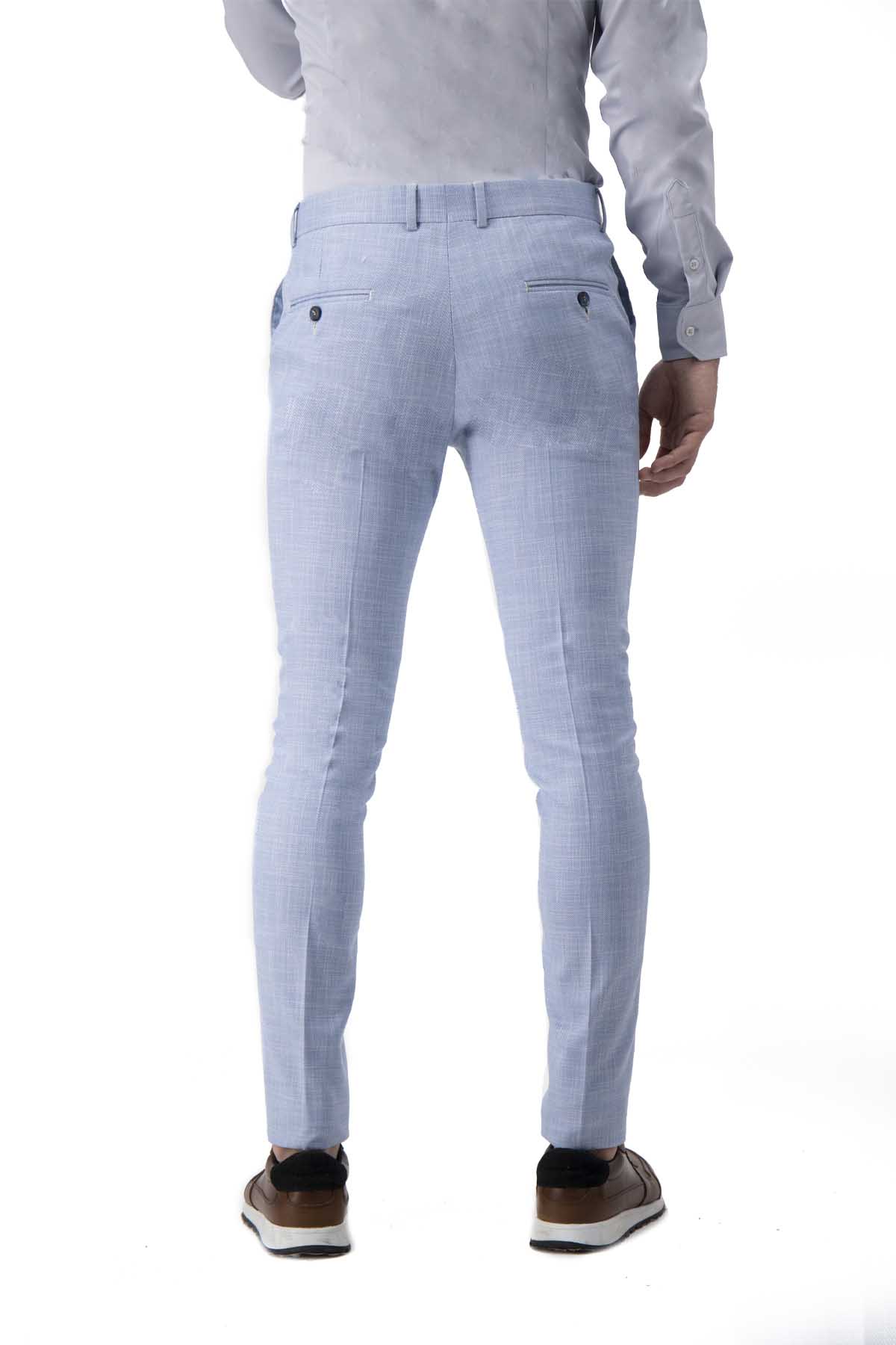 PANTALON VESTIR AZUL SLIM FIT LMENATAL image number 2