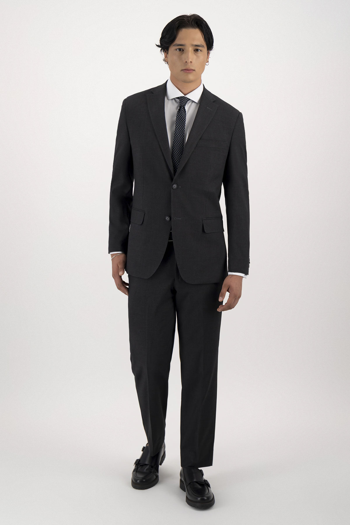 Traje Wool Blend Contemporary Fit Lamberti