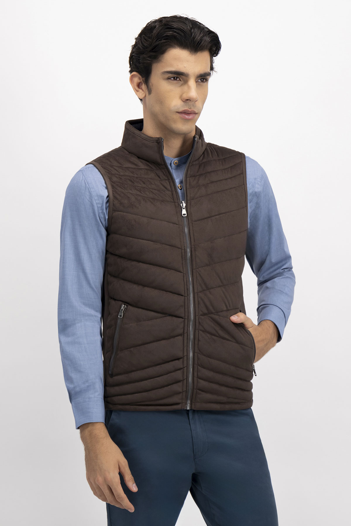 CHALECO CONTEMPORARY FIT ROYALTON image number 0