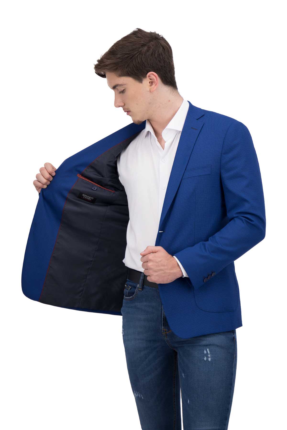 SACO SPORT AZUL REY SLIM FIT SONNETI UO image number 1