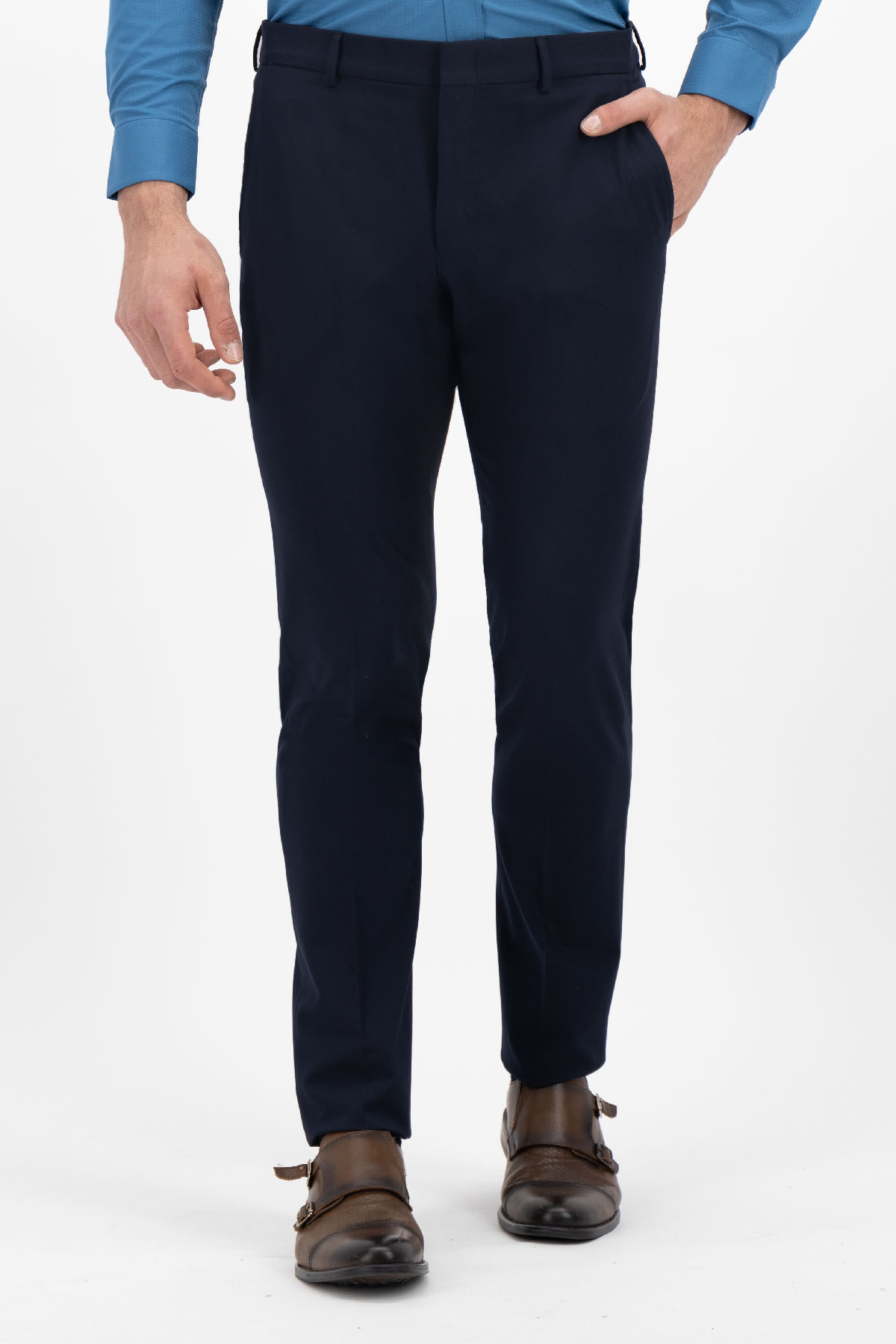 PANTALÓN SEPARATE AZUL MARINO SLIM FIT LMENTAL image number 1