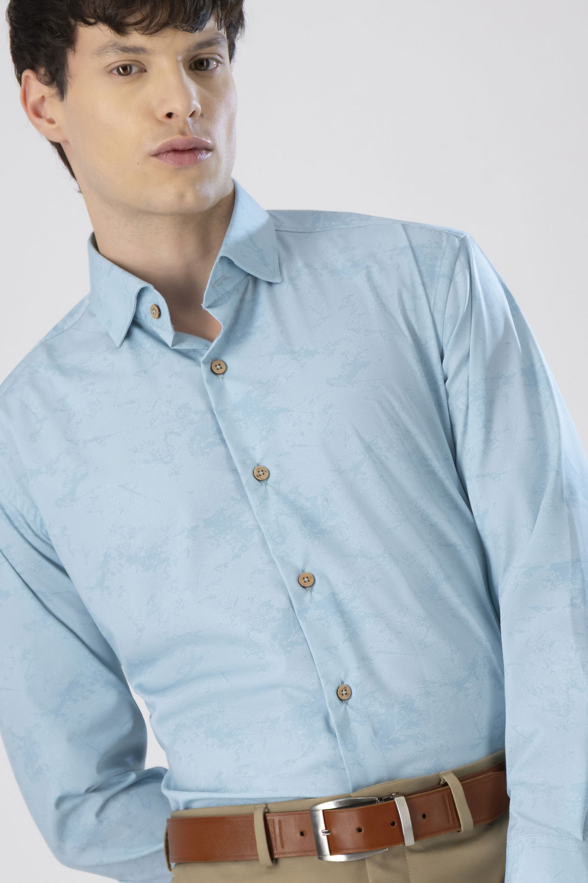 Camisa Formal Tlaolli Contemporary Fit Lamberti