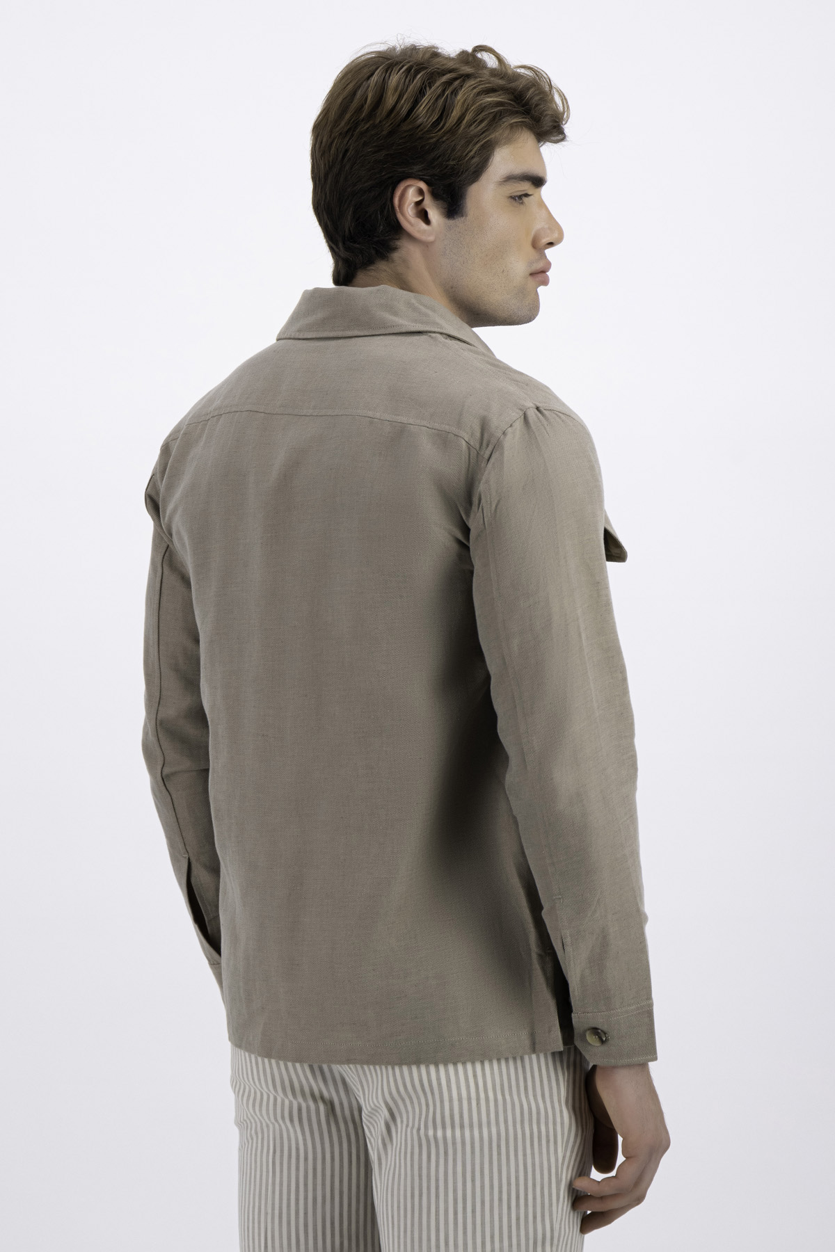 CAMISOLA BEIGE OBSCURO SLIM FIT LMENTAL image number null