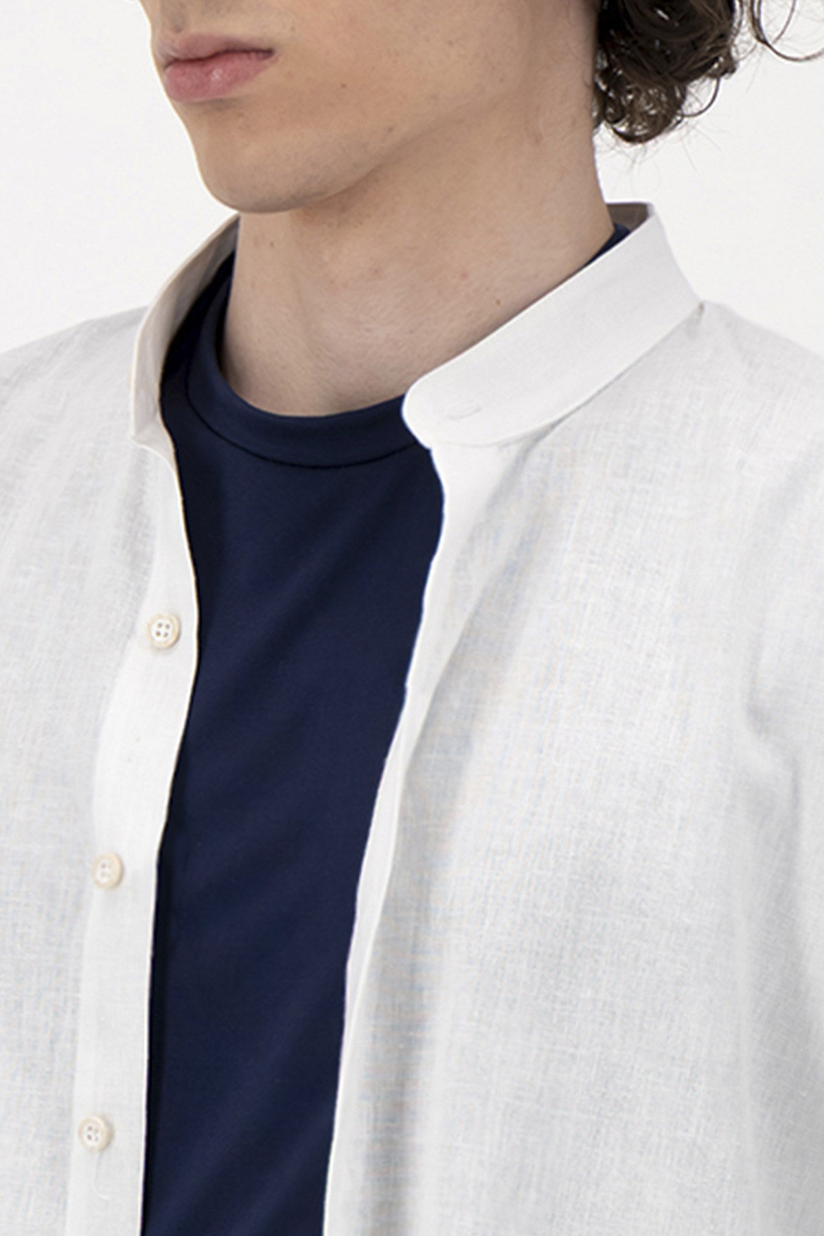 Camisa Casual Linen Slim Fit Lmental image number 2