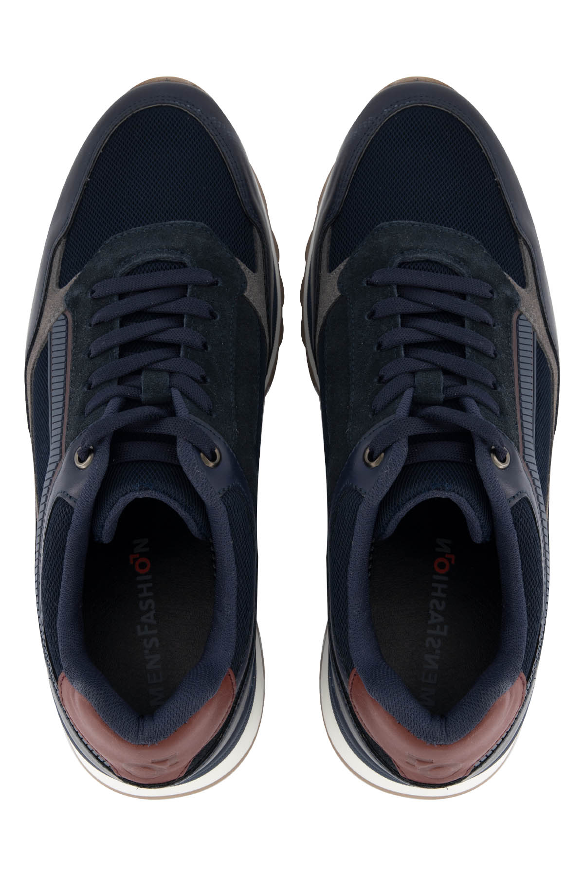 TENIS COLOR AZUL MARINO MENS FASHION image number 2