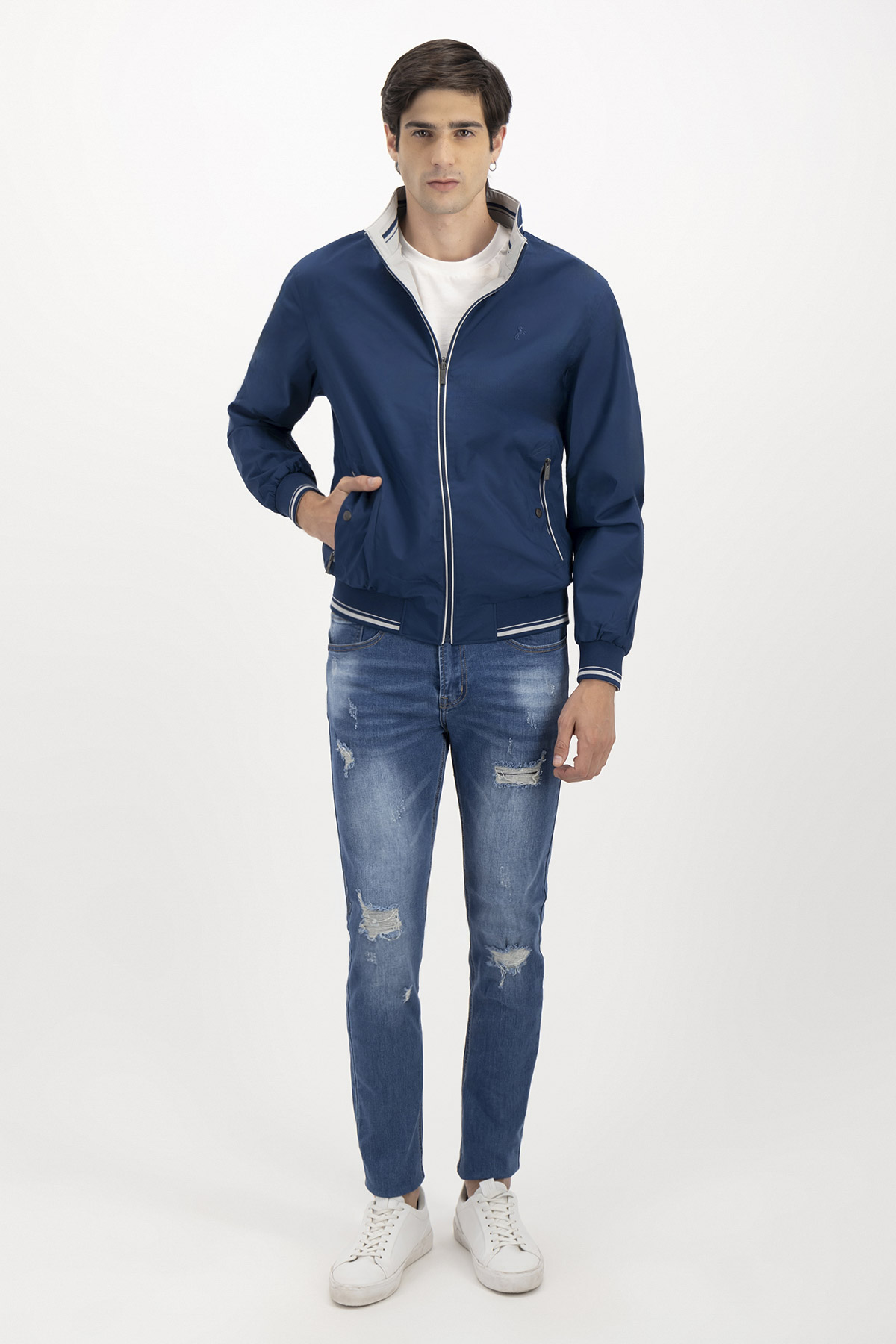 CHAMARRA REVERSIBLE MODERN FIT ROYALTON image number 3
