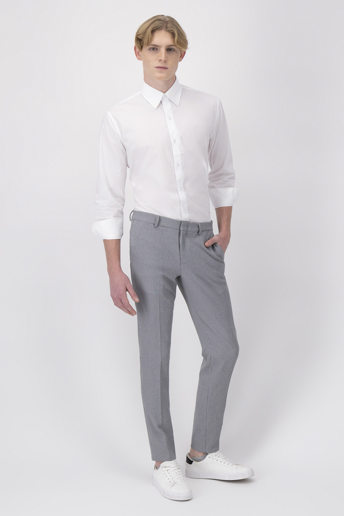 CAMISA FORMAL NON IRON CONTEMPORARY FIT LAMBERTI image number 3