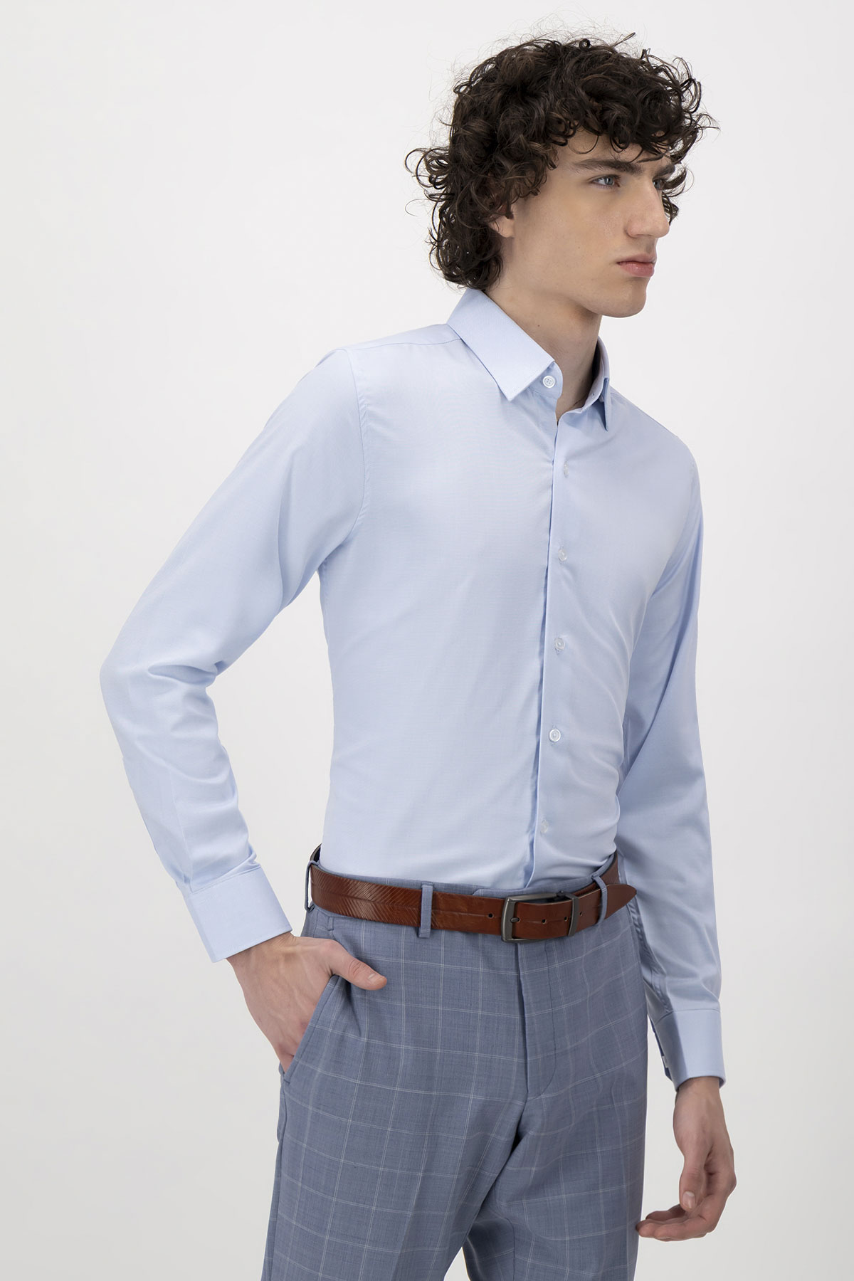 Camisa Formal Bamboo Fiber Skinny Fit Lmental