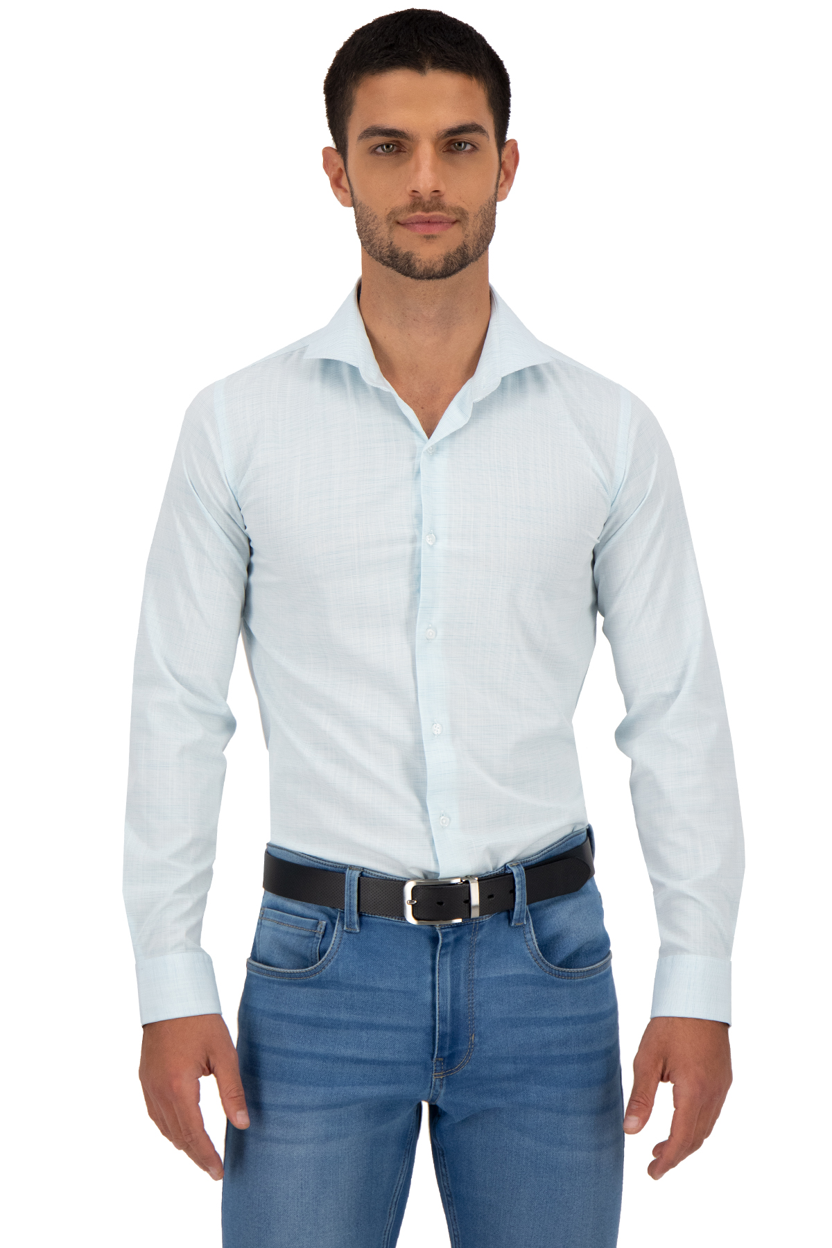 CAMISA VESTIR BAMBOO FIBER SKINNY FIT LMENTAL image number 0