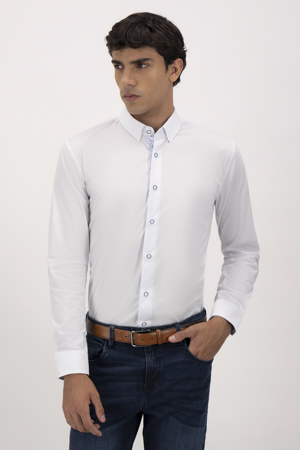 Camisa Casual Slim Fit Lmental