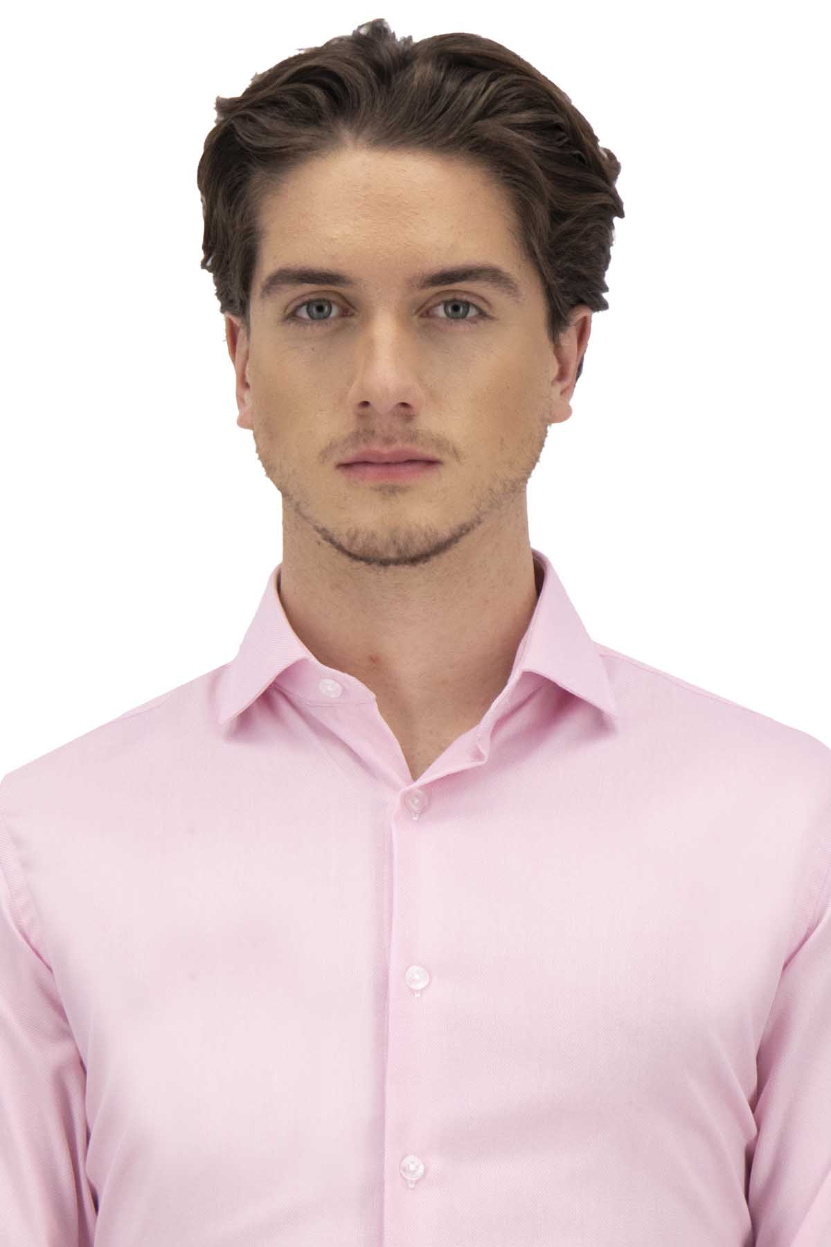 CAMISA VESTIR ROSA PASTEL CONTEMPORARY FIT LAMBERTI image number 1