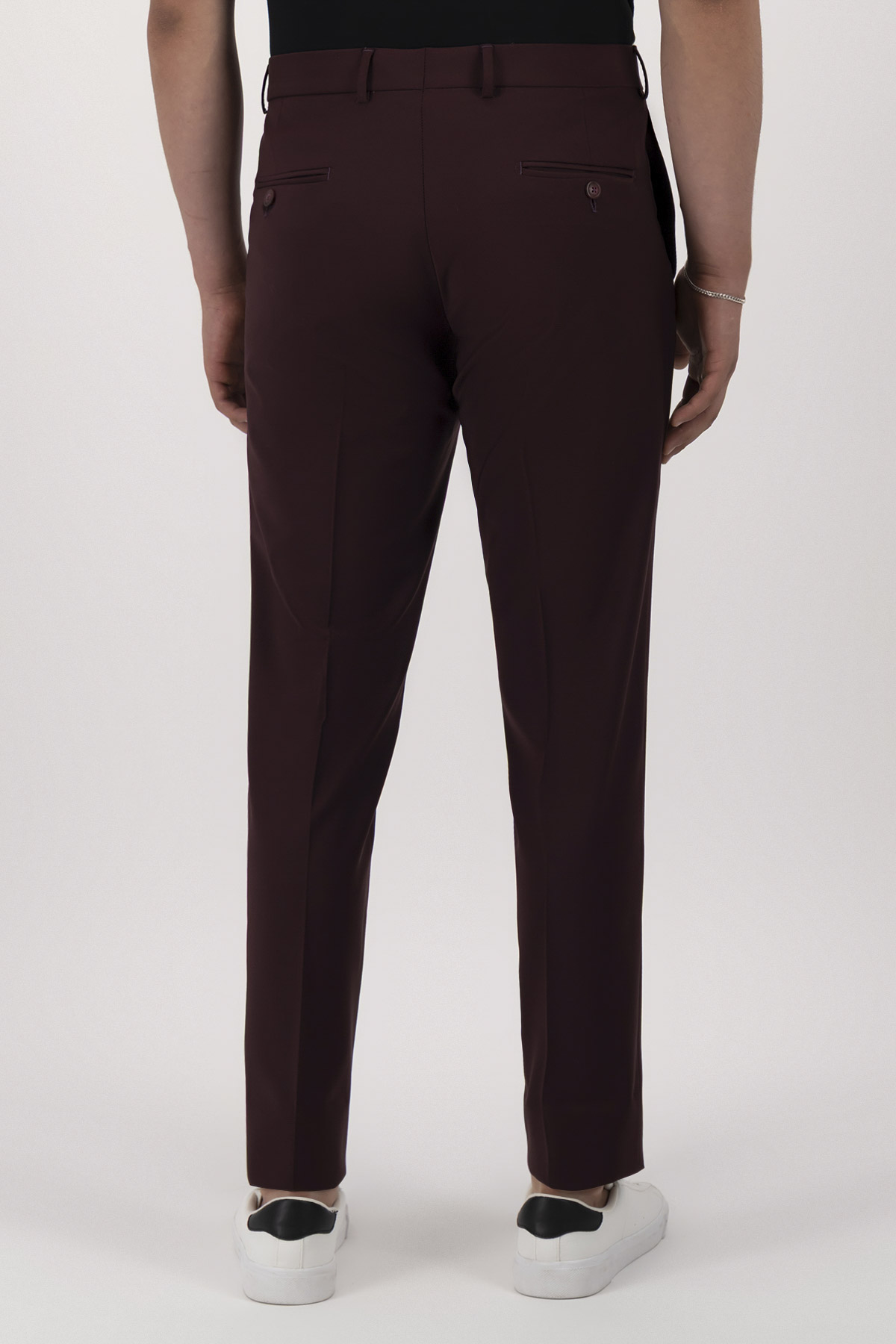 Pantalón Fresco Di Lana Slim Fit Lamberti image number 3