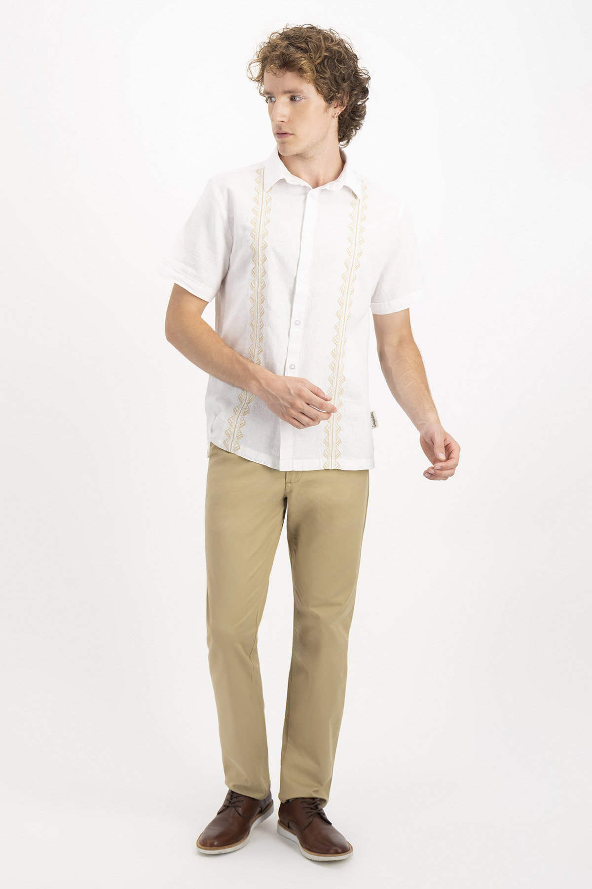 GUAYABERA CASUAL CONTEMPORARY FIT GUAYAHABANA image number 3