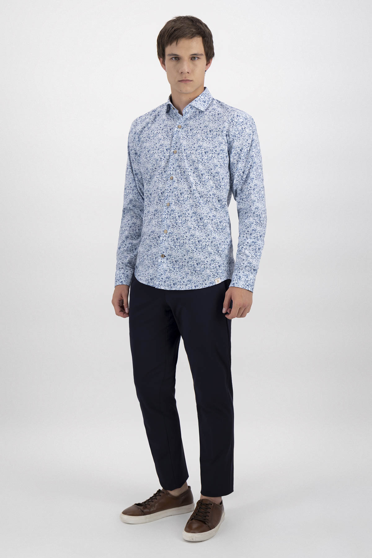Camisa Casual Tlaolli Slim Fit image number 3