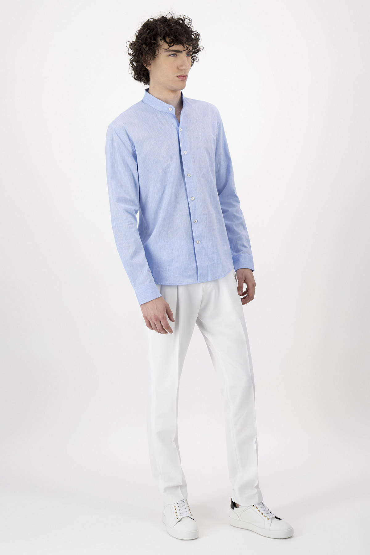 Camisa Casual Linen Slim Fit Lmental image number 3