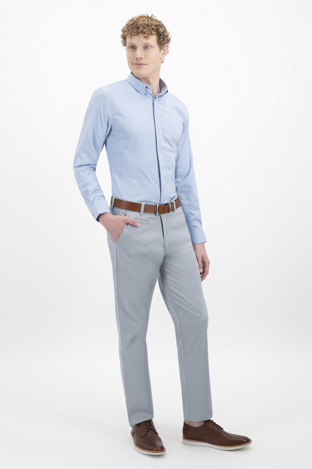 CAMISA FORMAL SKINNY FIT LMENTAL image number 3