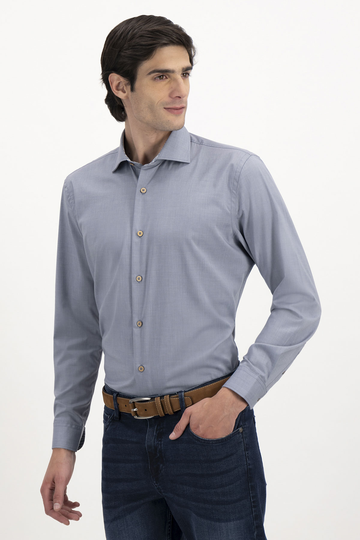 CAMISA CASUAL TLAOLLI SLIM FIT MENS FASHION