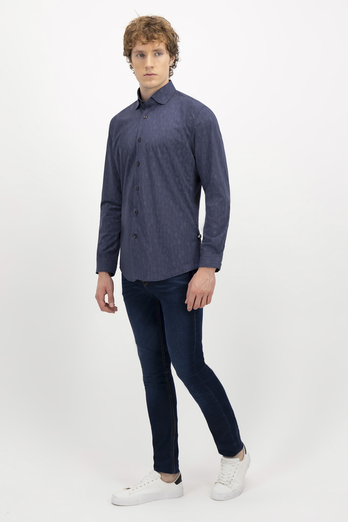 CAMISA CASUAL BAMBOO FIBER SLIM FIT LMENTAL image number 3