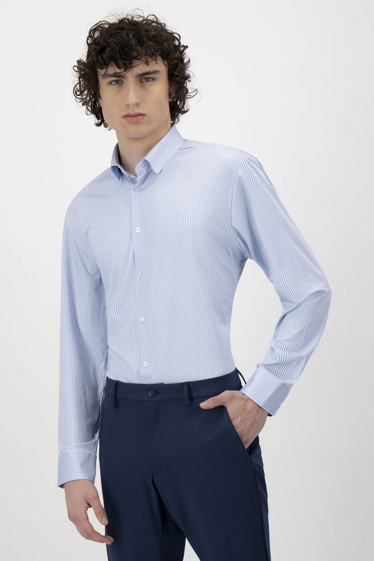 Camisa Vestir Move Slim Fit Lmental