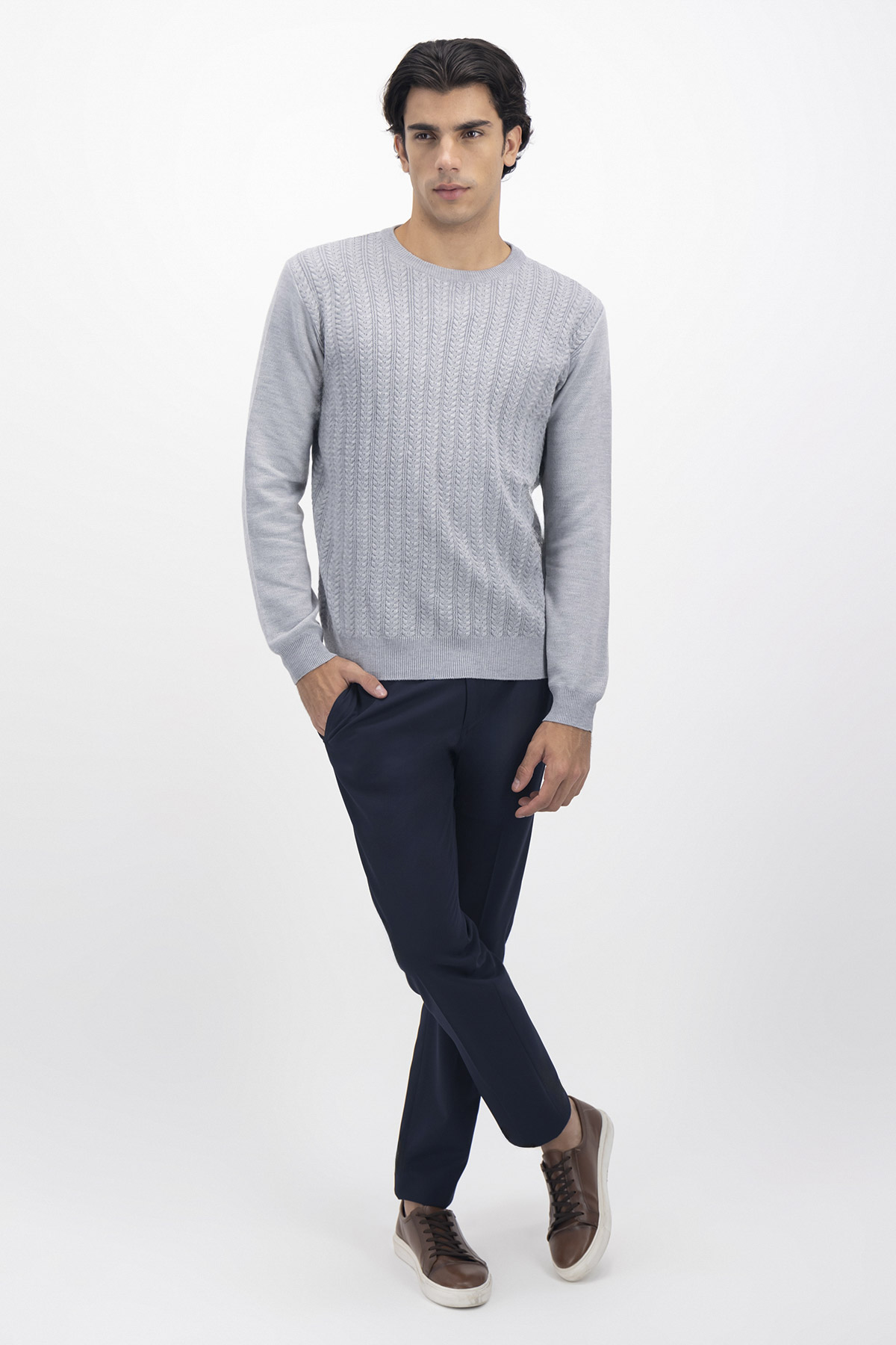 SUÉTER SLIM FIT LMENTAL image number 3