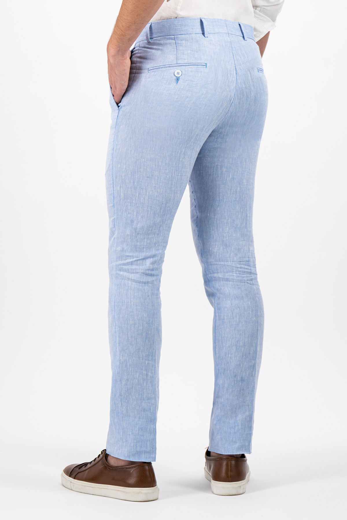 PANTALÓN SEPARATE AZUL CLARO SLIM FIT LMENTAL image number 2