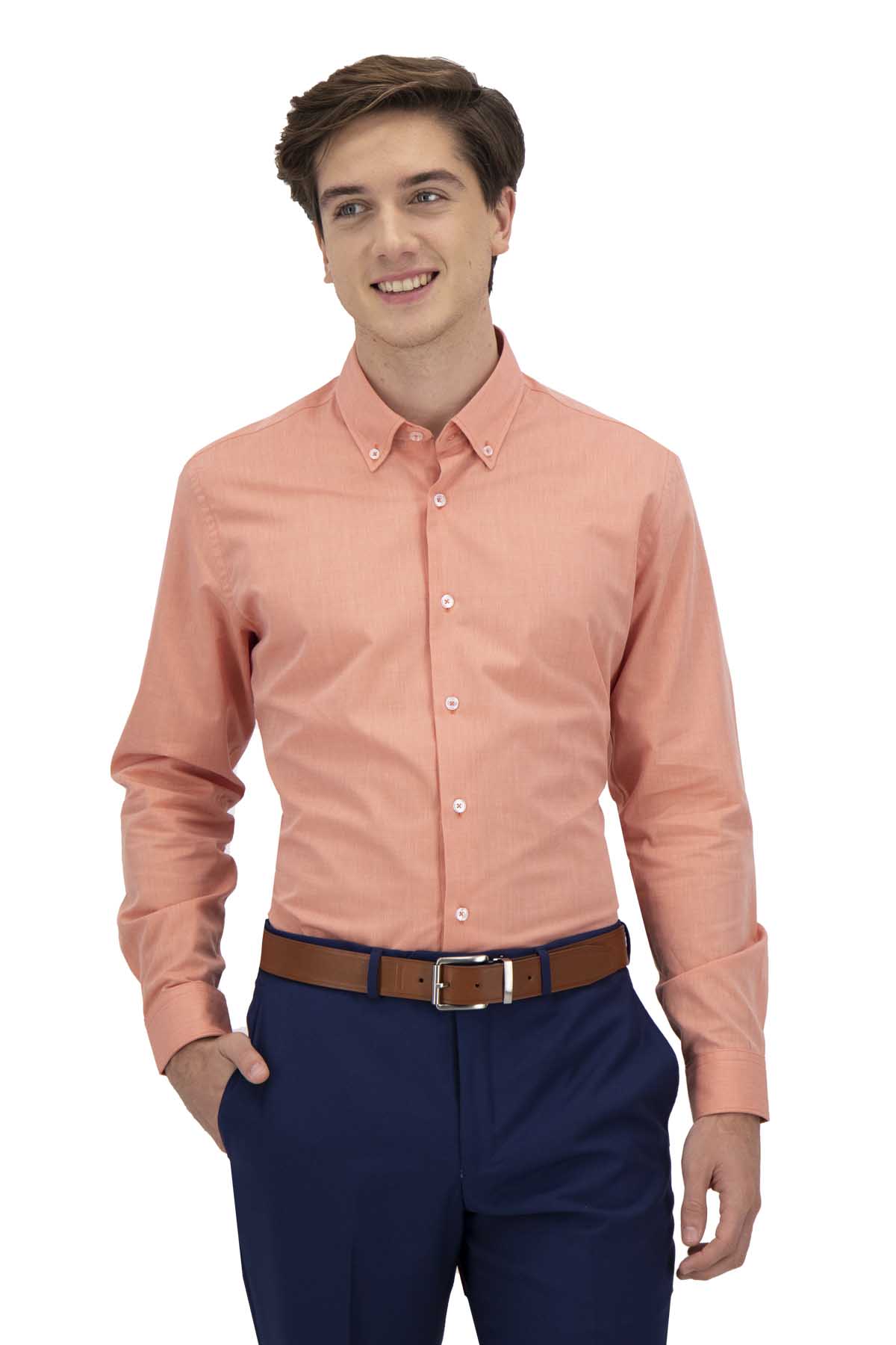 CAMISA CASUAL CORAL SLIM FIT LMENTAL image number 0