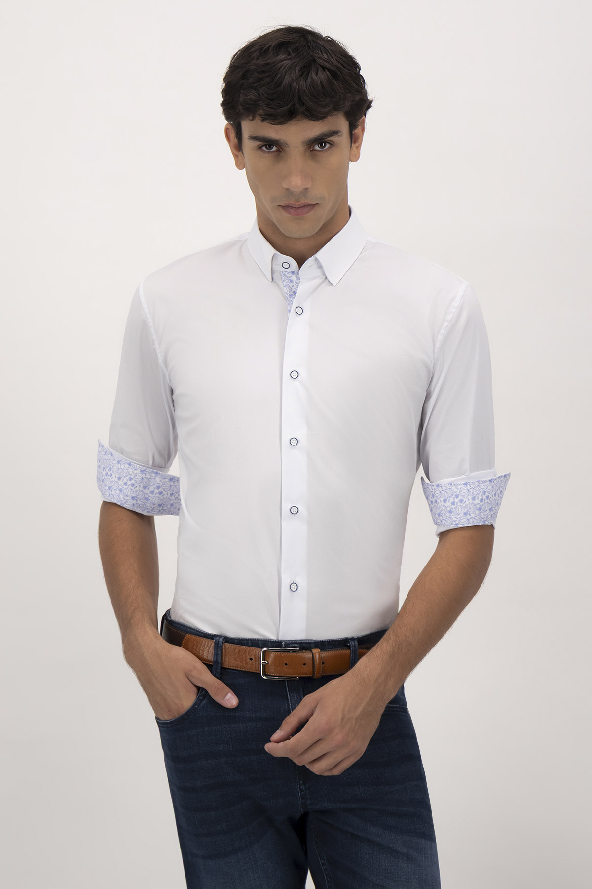 Camisa Casual Slim Fit Lmental