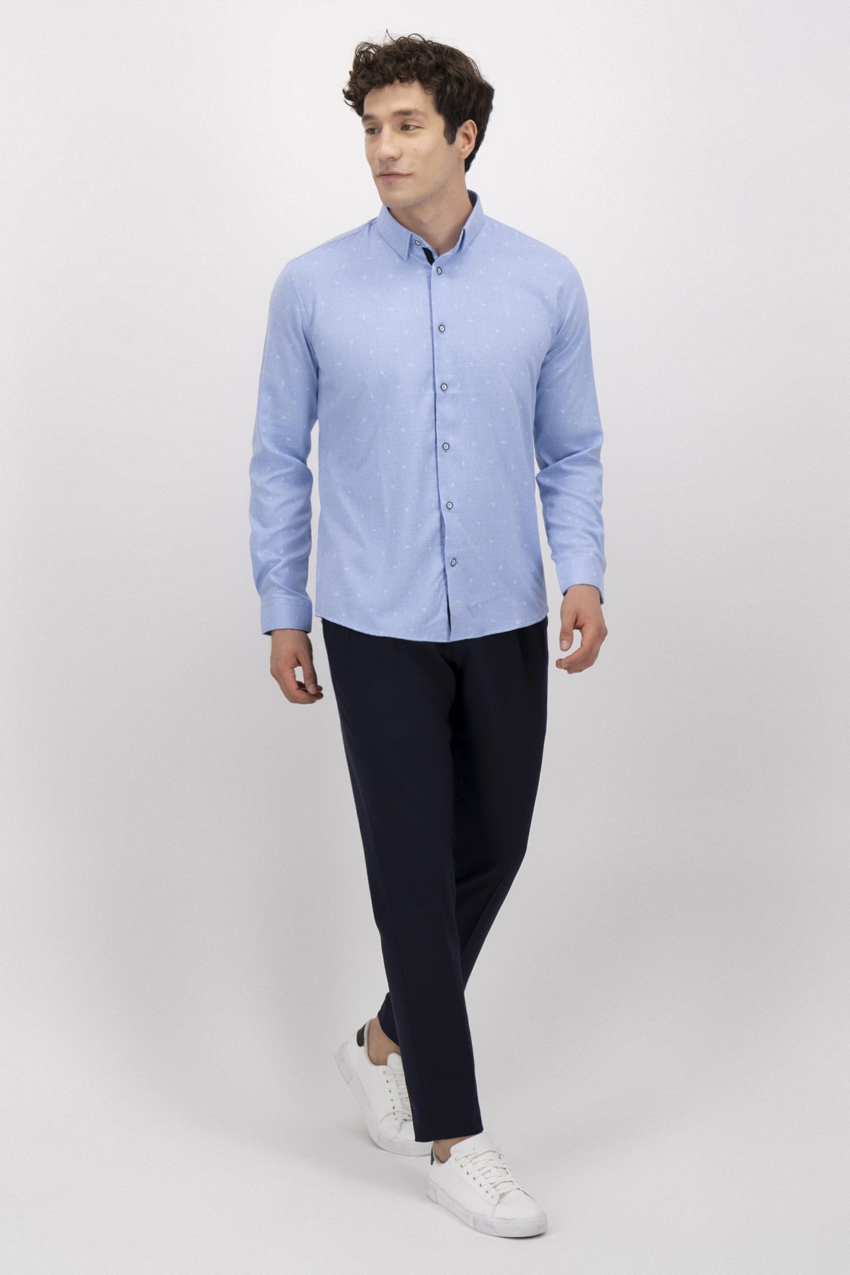 Camisa Casual Bamboo Fiber Slim