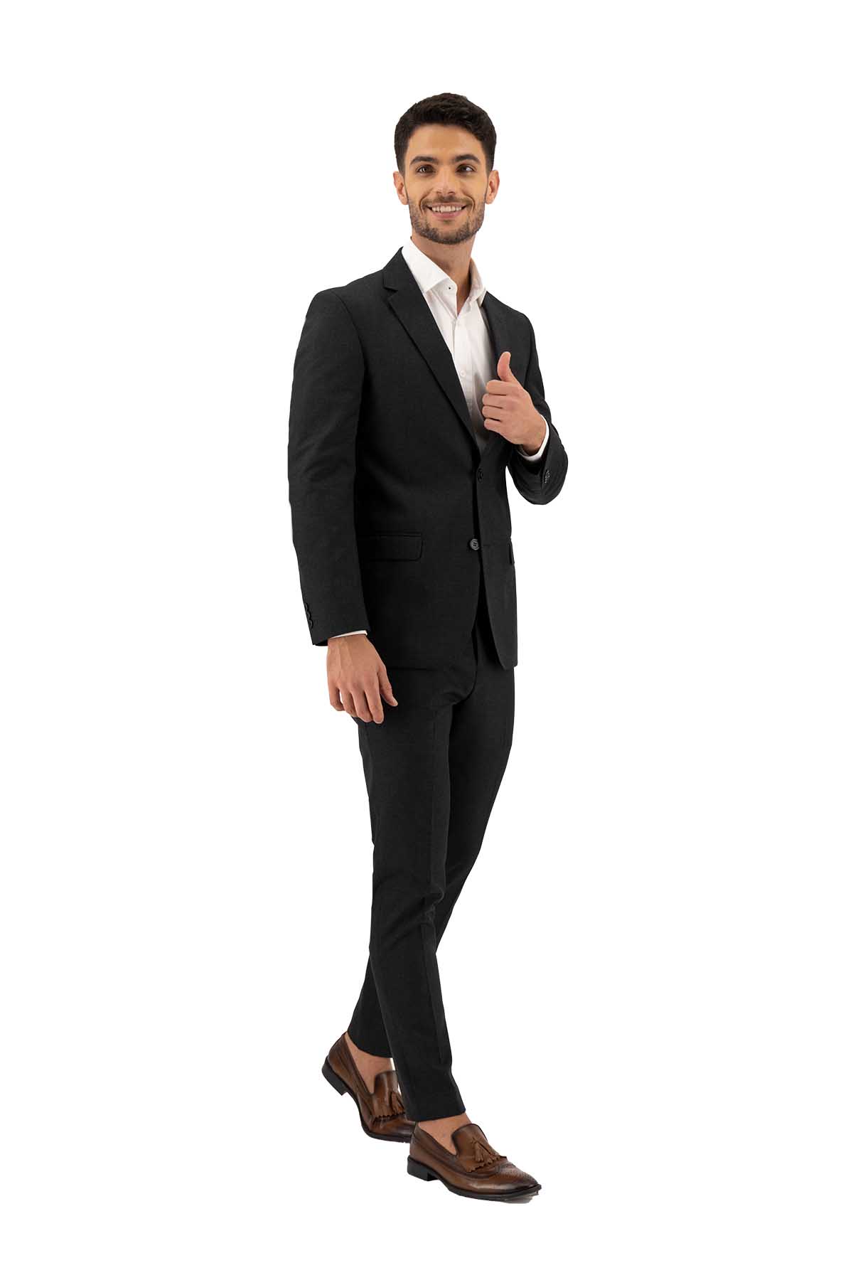 TRAJE NEGRO SLIM FIT SONNETI UO image number 0