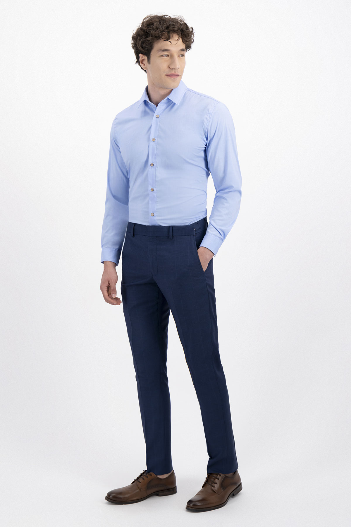 CAMISA CASUAL TLAOLLI SLIM FIT MENS FASHION image number 3