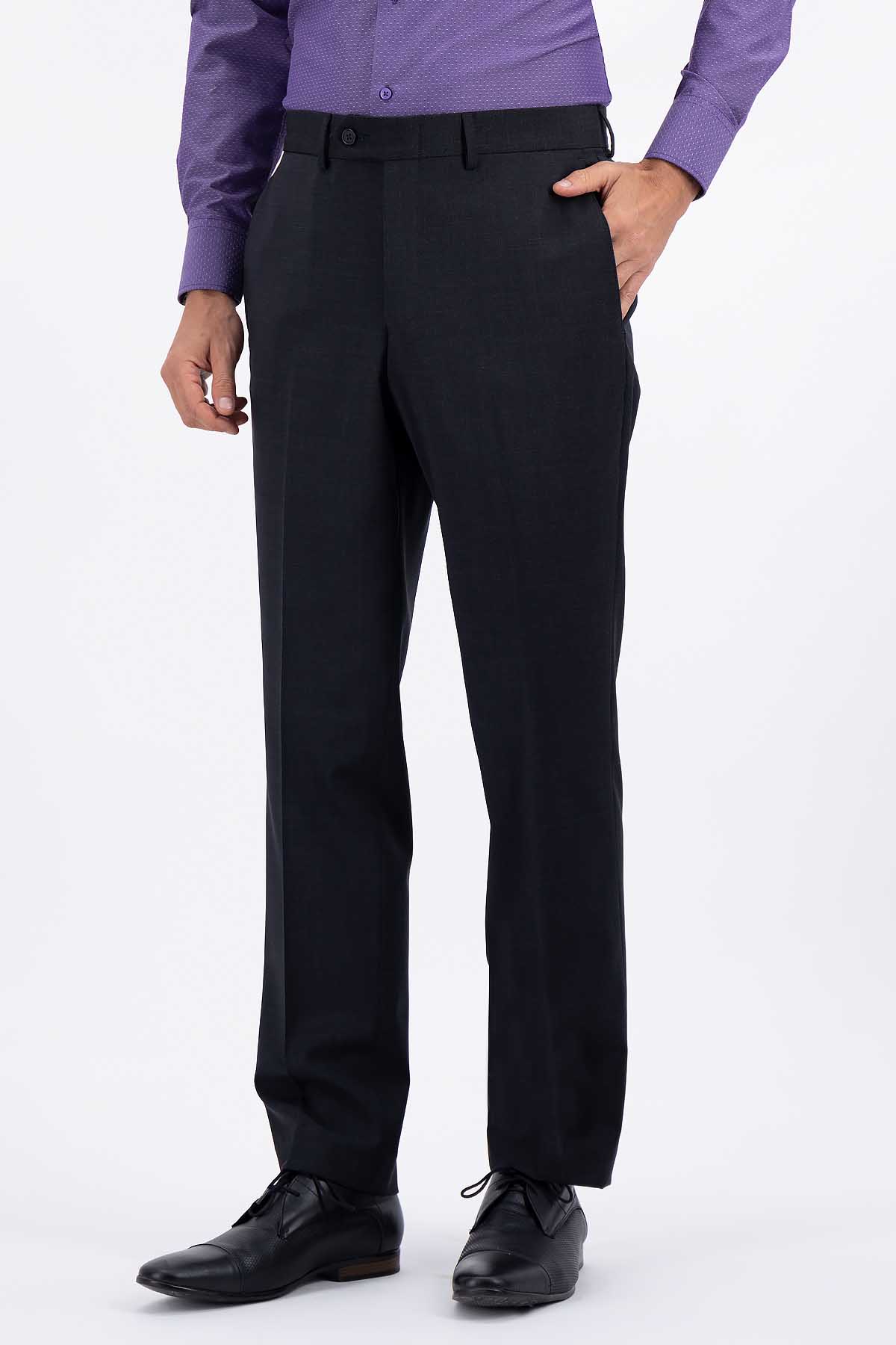 PANTALÓN GRIS OXFORD MODERN FIT LAMBERTI image number 1