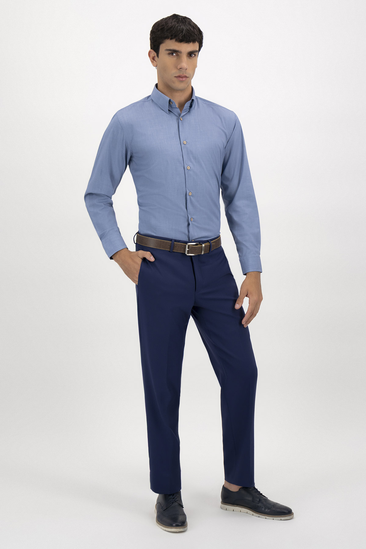 Camisa Formal Tlaolli Slim Fit Lamberti image number 3