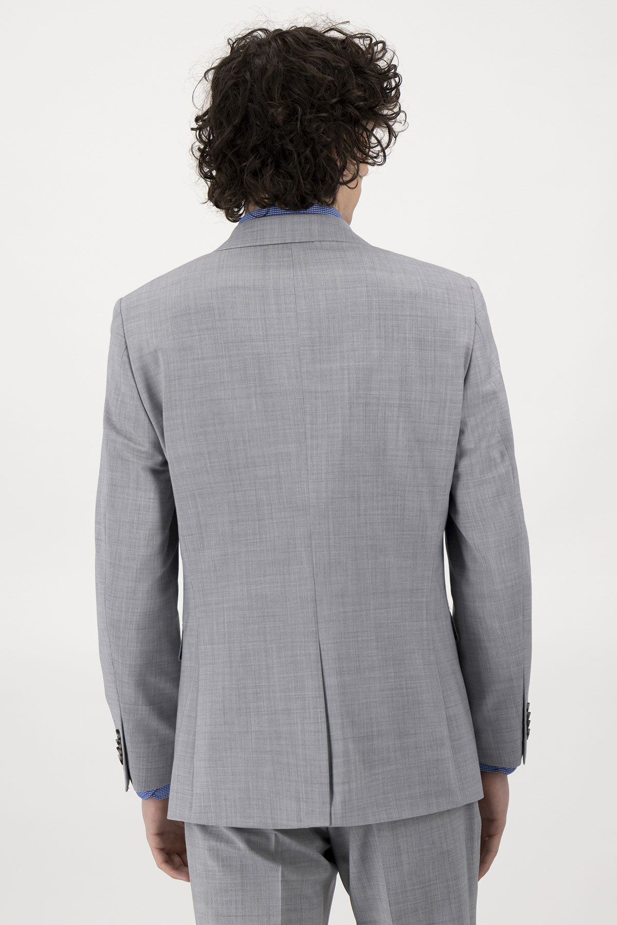 Traje Fresco Di Lana Slim Fit Lamberti image number 2