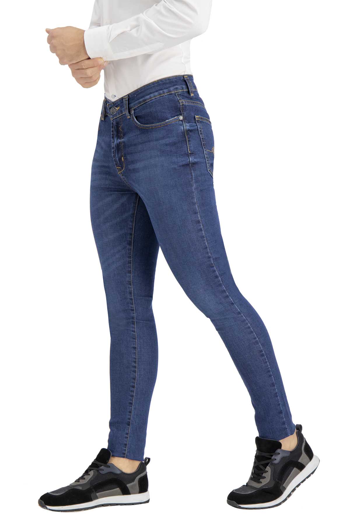 JEANS AZUL MARINO SKINNY FIT LMENTAL image number 2