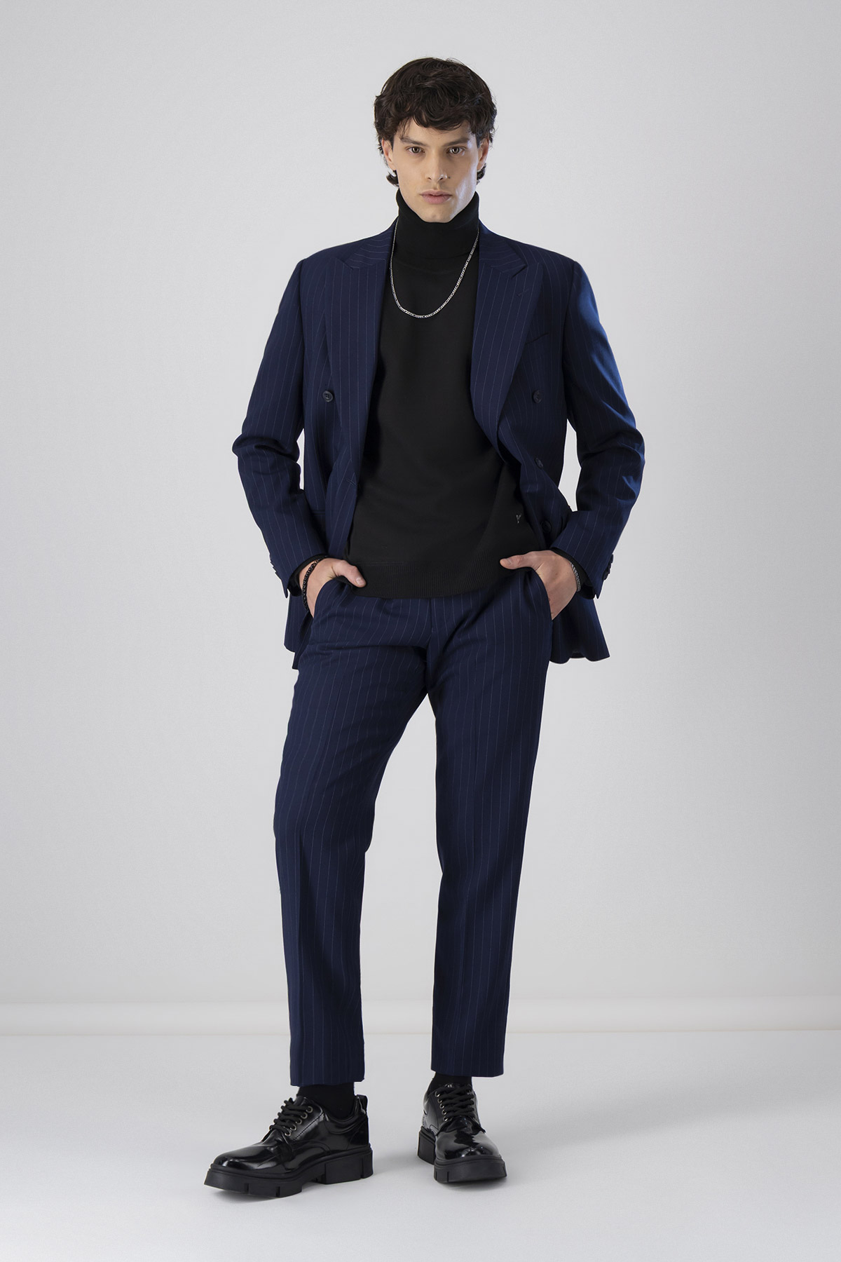 Traje Fresco Di Lana Slim Fit Lamberti
