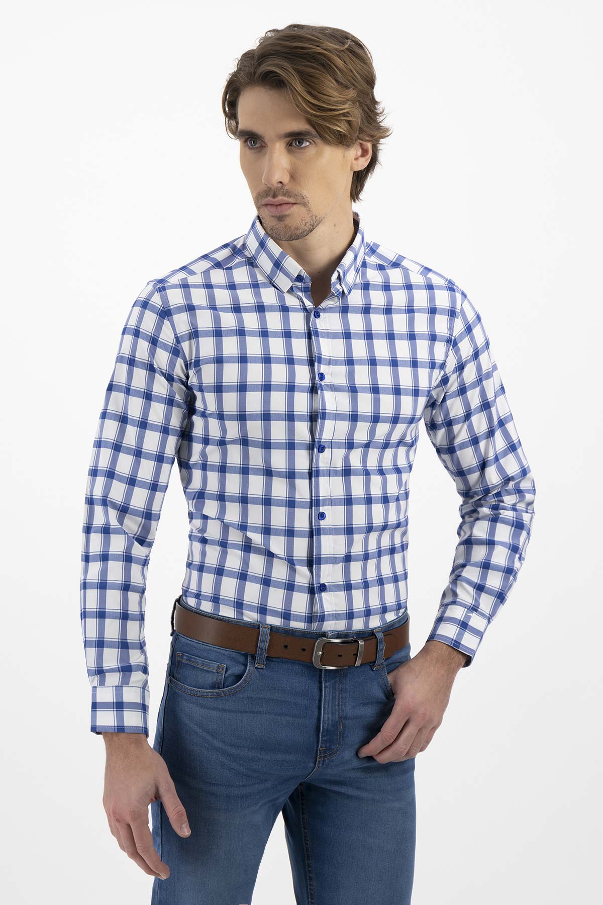 CAMISA CASUAL SLIM FIT LMENTAL image number 0