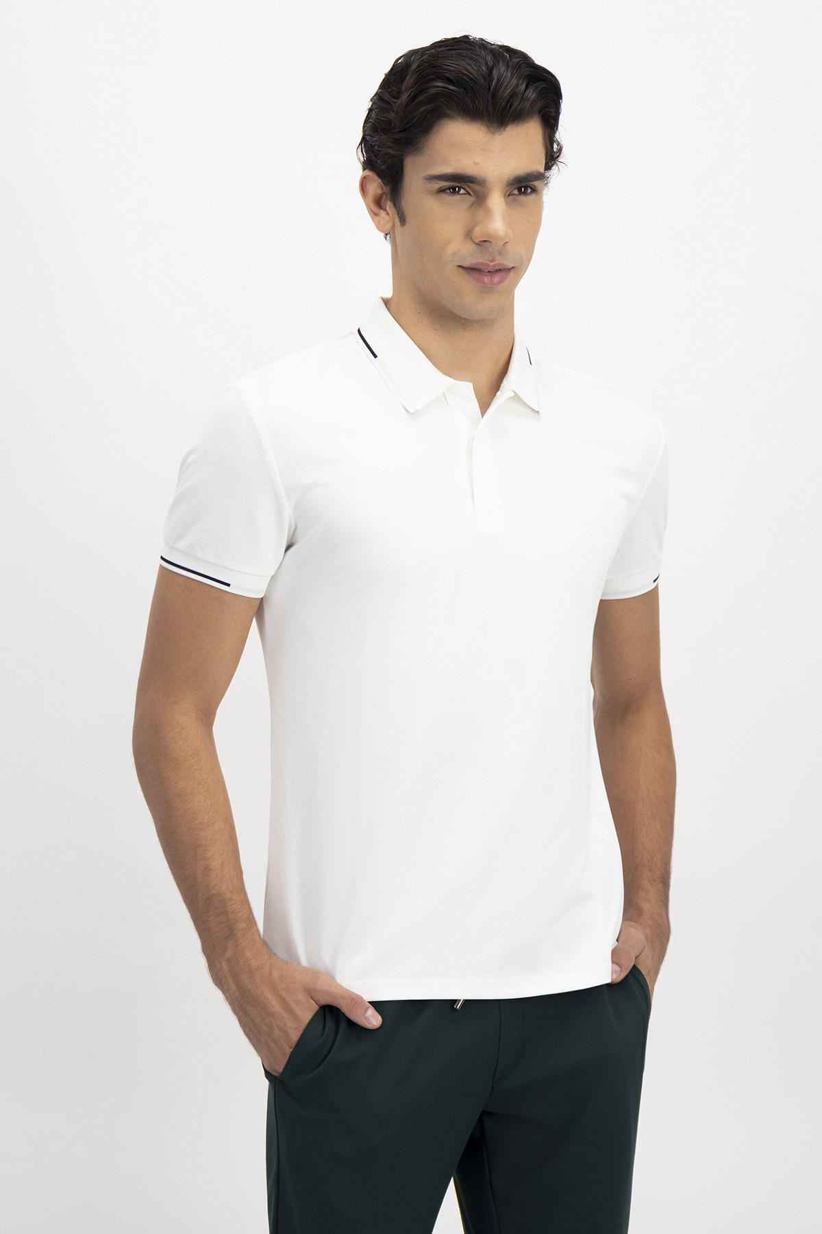 PLAYERA POLO MOVE SLIM FIT LMENTAL