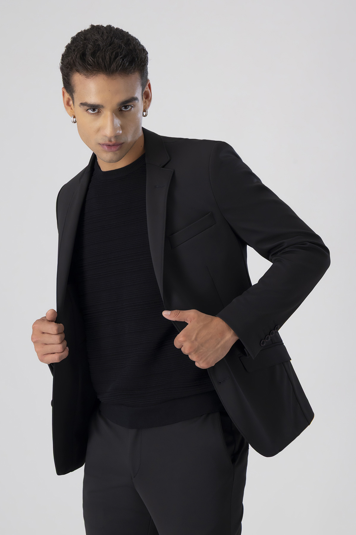 saco separate move skinny fit